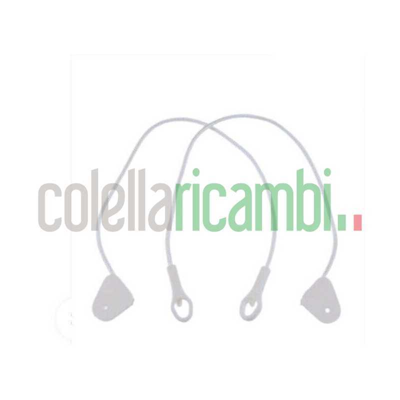 Kit 2 Pezzi Cerniera Cavo Molla per Porta Lavastoviglie Vestel Sharp