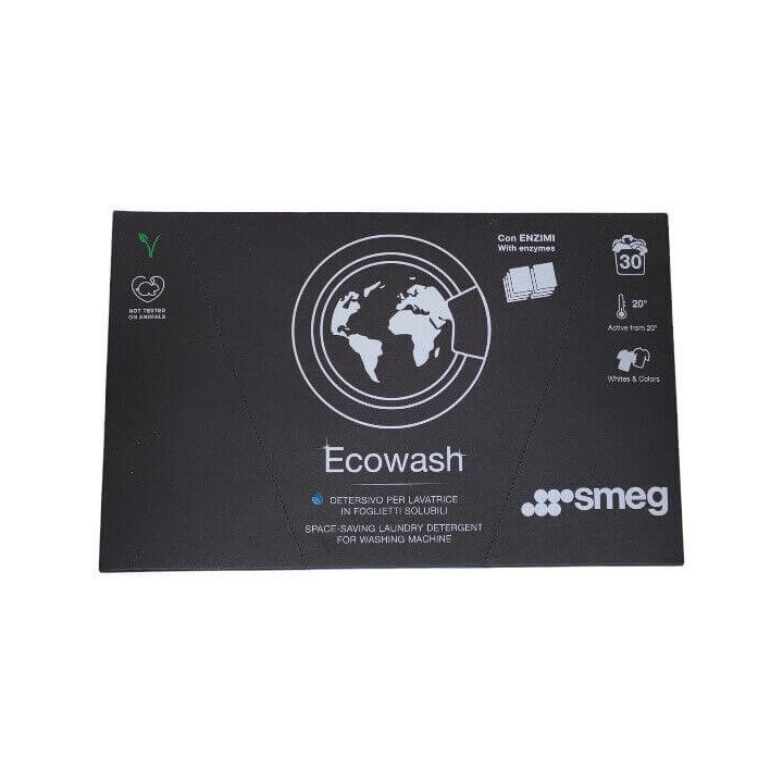 Detersivo per lavatrice in foglietti solubili Ecowash originale SMEG