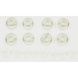 Kit Ruote Cesto Inferiore 8 Pz. Lavastoviglie Rex 4071300307