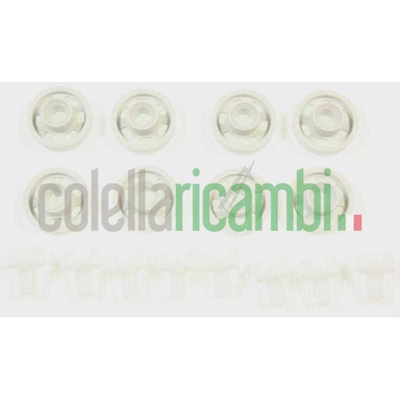 Kit Ruote Cesto Inferiore 8 Pz. Lavastoviglie Rex 4071300307