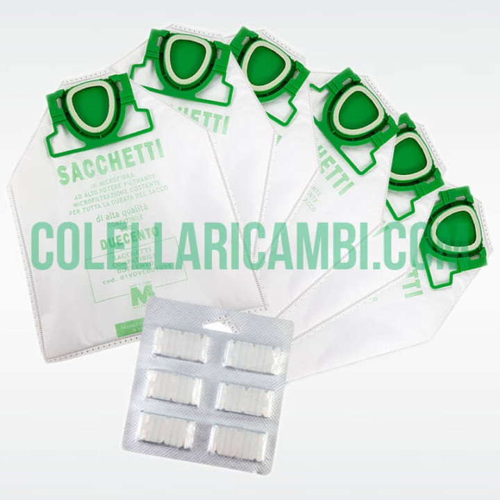 Sacchetti Compatibili per Vorwerk Folletto VK200 (6 PZ)