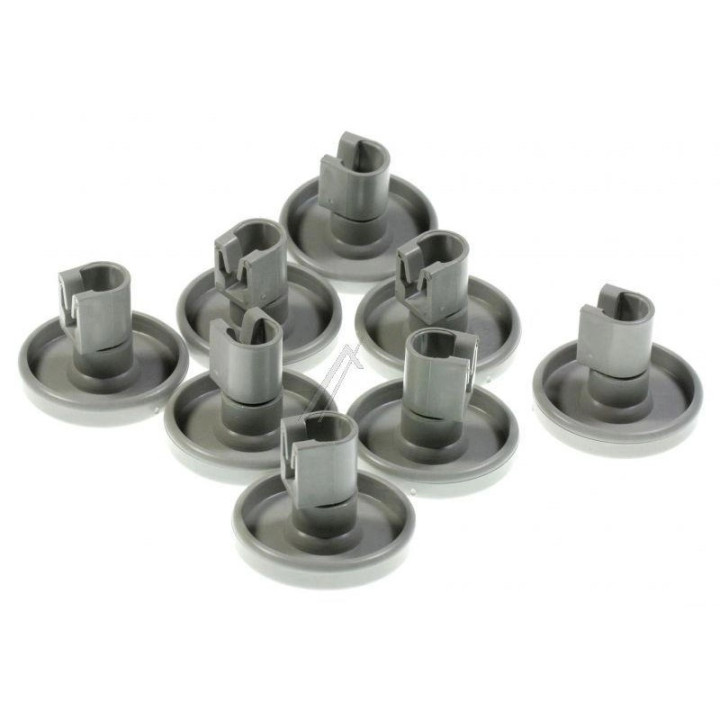Vendita Kit Ruote (Cesto Inferiore) 8Pz. Ricambio 50286965004 Lavastoviglie Candy G812145