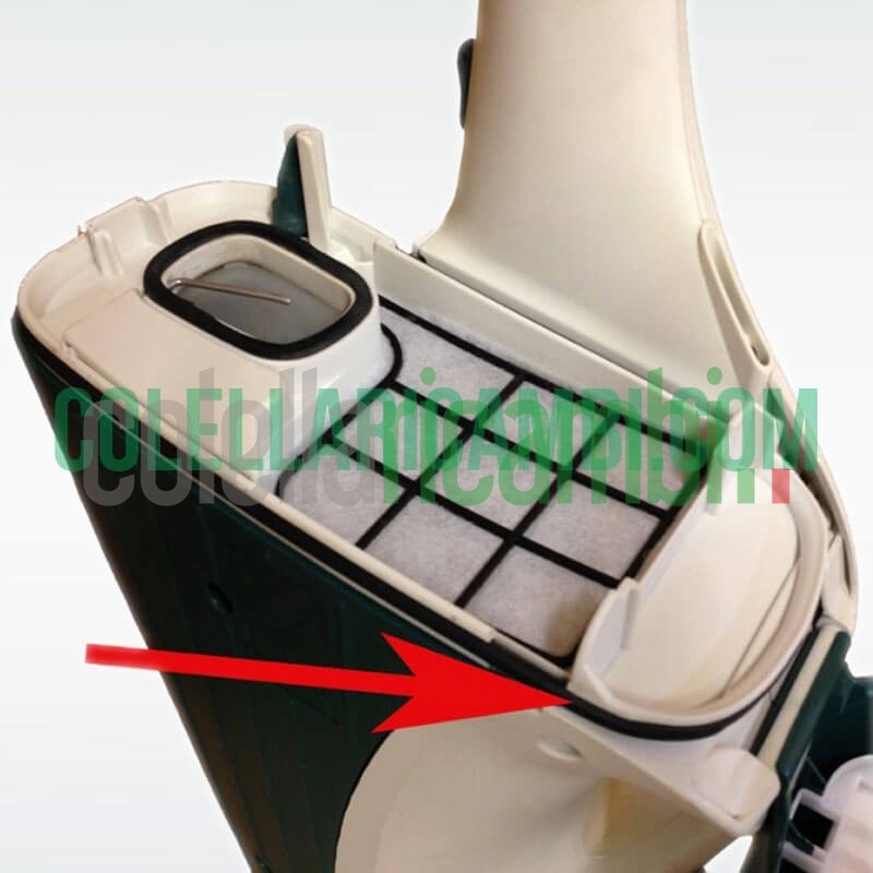 Guarnizione Unità Filtro Porta Sacchetti Originale Vorwerk per Folletto VK135 VK136