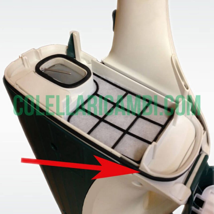 Guarnizione Unità Filtro Porta Sacchetti Originale Vorwerk per Folletto VK135 VK136