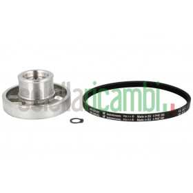 Puleggia Beko + Cinghia Lavatrice 492204404
