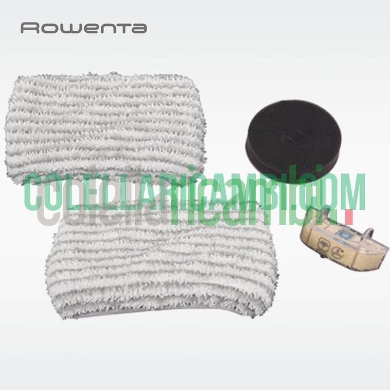 Kit Sostituzione Filtro Schiuma, 2 Salviette in Microfibra Cartuccia Anticalcare