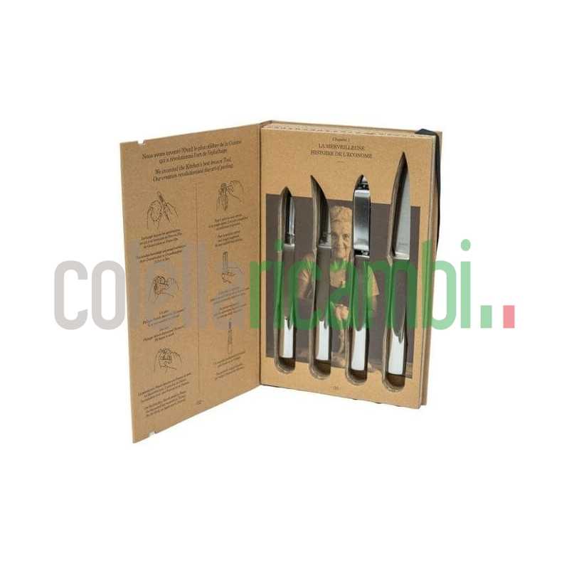 Set 4 Coltelli Acciaio Inox Originale Vorwerk Bimby
