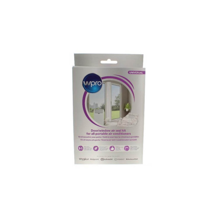 Kit guarnizioni per porte/finestre per tutti i condizionatori portatili Whirlpool C00649277