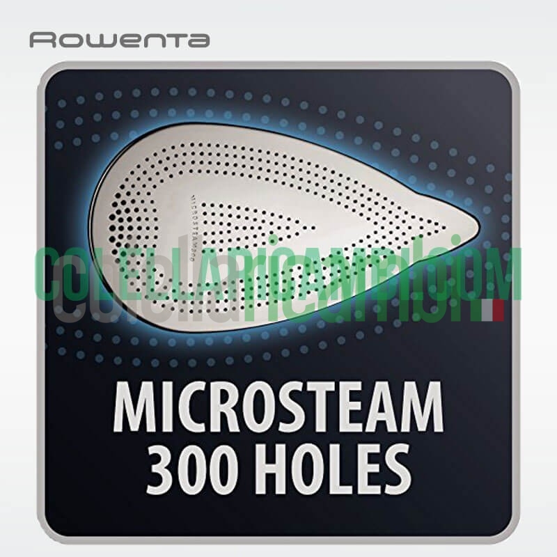 Ferro da Stiro a Vapore con Piastra in Microsteam 300 Rowenta DW4110 Autosteam Potenza 2350 W