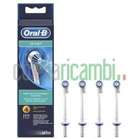 Beccucci di Ricambio ED17 MD17 Oxi Jet per Idropulsori Elettrici Oral-B (4 pz)