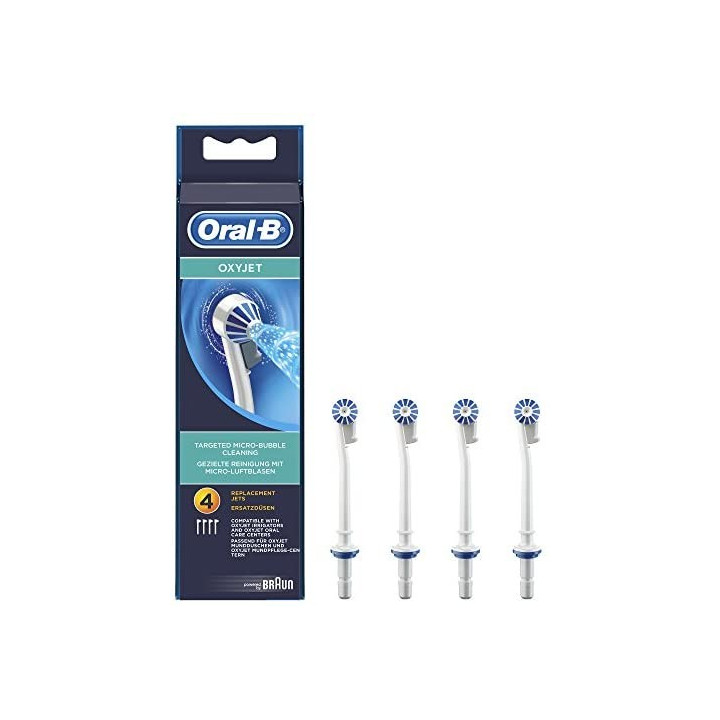Beccucci di Ricambio ED17 MD17 Oxi Jet per Idropulsori Elettrici Oral-B (4 pz)