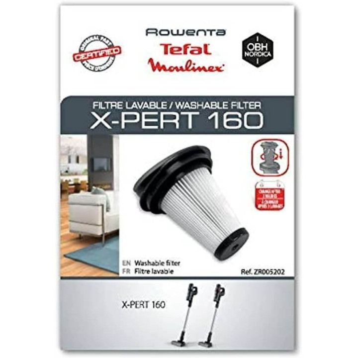 Rowenta ZR005202 Filtro lavabile per scopa X-Pert 160 e X-Pert 360