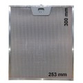 Filtro cappa alluminio per Faber 253x300x8mm