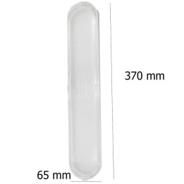 Plafoniera Luce Cappa Rettangolare 370x65mm