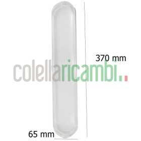 Plafoniera Luce Cappa Rettangolare 370x65mm
