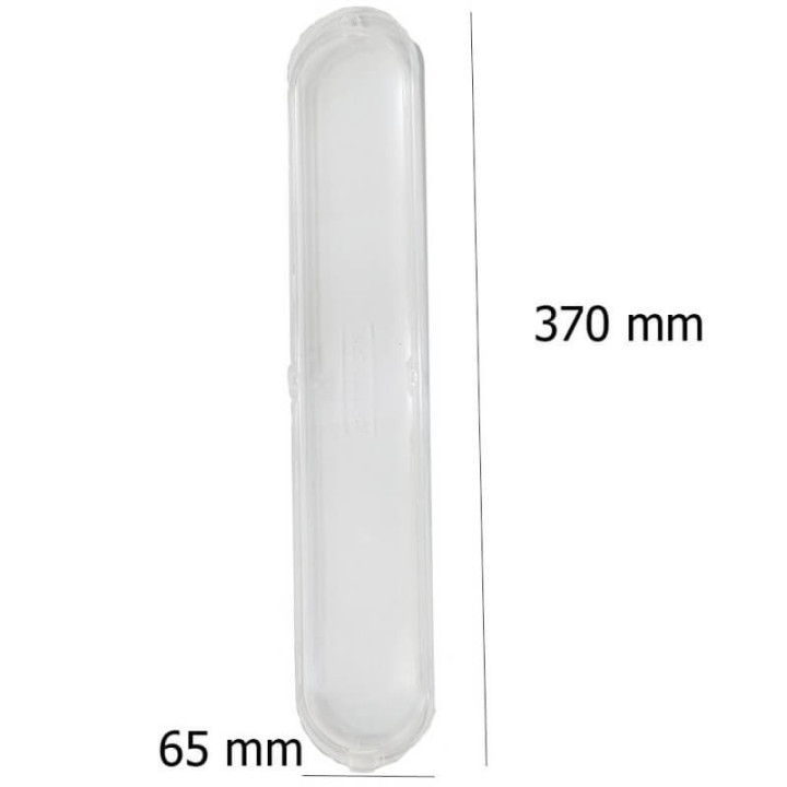 Plafoniera Luce Cappa Rettangolare 370x65mm