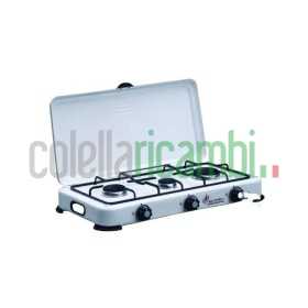 Fornello a Gas GPL 3 Fuochi da Esterno per Campeggio