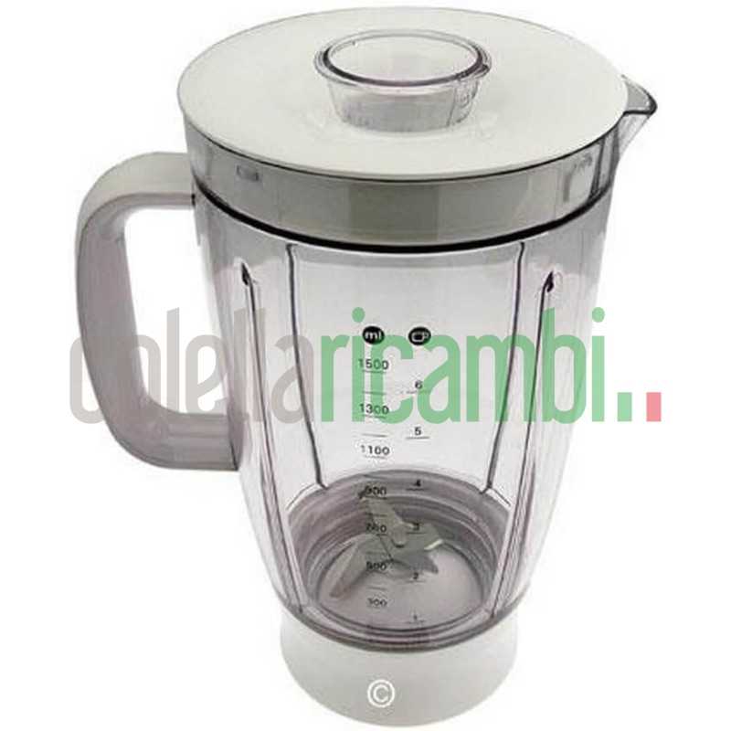 Ciotola frullatore/mixer completa 1,5 l acrilico bianco Robot da cucina e Cuocitutto - KW681153