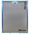 Filtro alluminio 284x352x8 mm Cappa Tecnowind