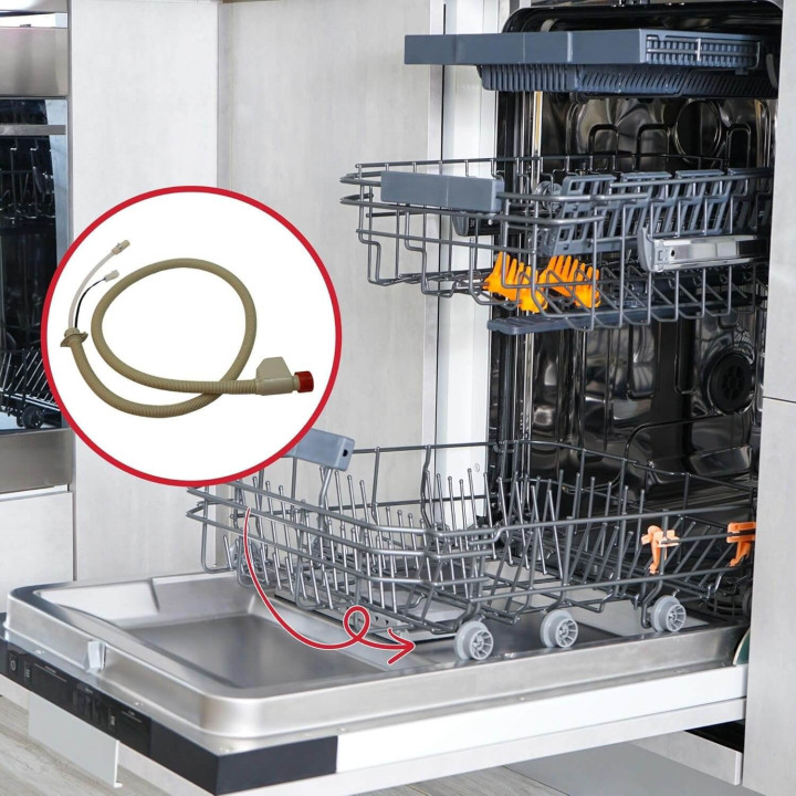 Tubo Carico Acqua Stop L1475mm Lavastoviglie 140180589016