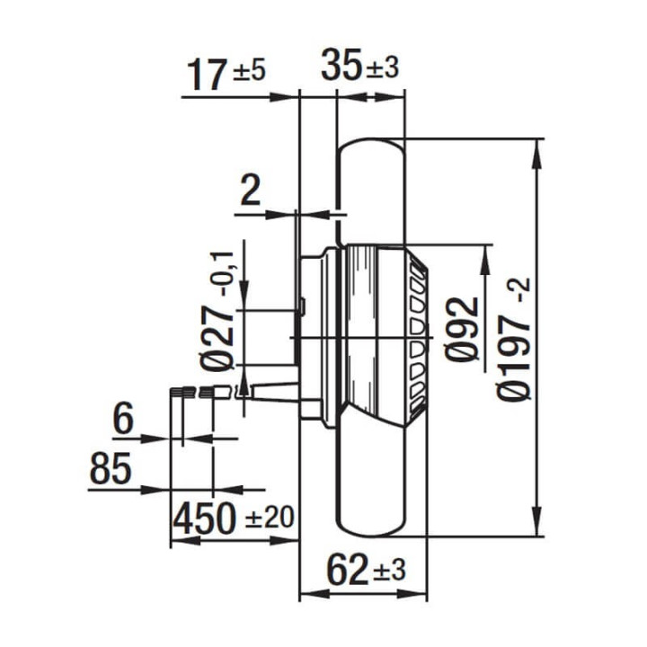Ventola .Assiale Ebm A4s200-Ai04-01 Stufe a Pellet 14706066