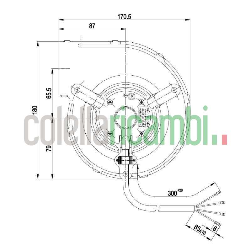 Ventola Centrifugo Ebm D2e133am 470114706064