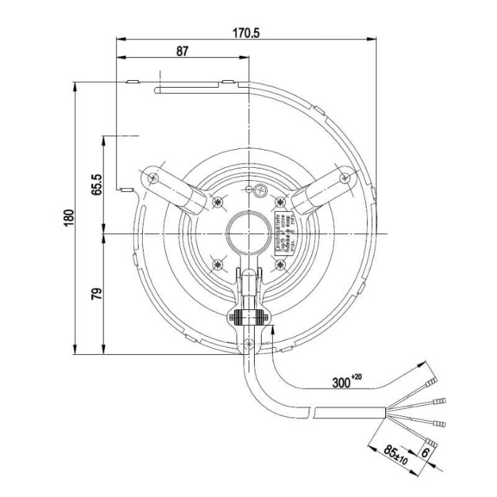 Vendita Ventola Centrifugo Ebm D2e133am 470114706064