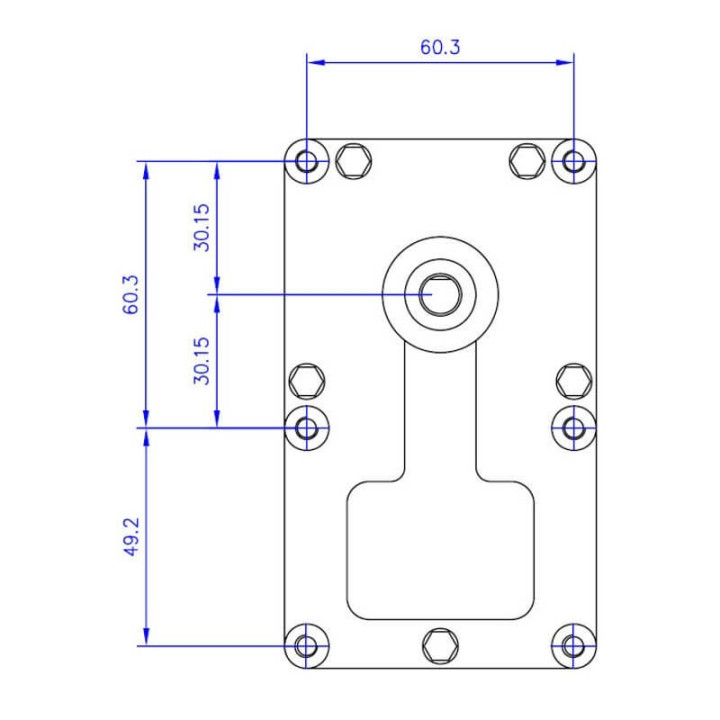 Motoriduttore 3Rpm Pacco 32Mm Albero 8,5Mm Spianatura Singola, Rotazione Oraria, Con Encoder 14702016