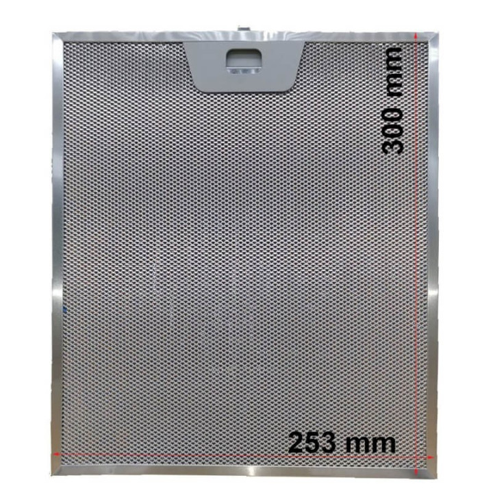 Filtro cappa alluminio per Faber 253x300x8mm 133.0017.054