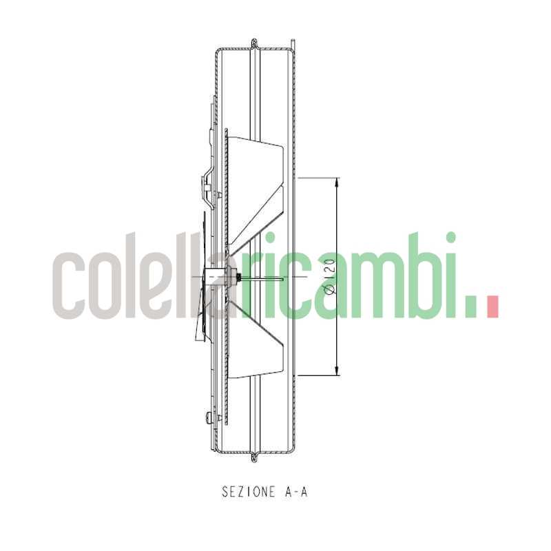 Estrattore 70W Pl30-010 Flangia Diametro 100Mm 14706002