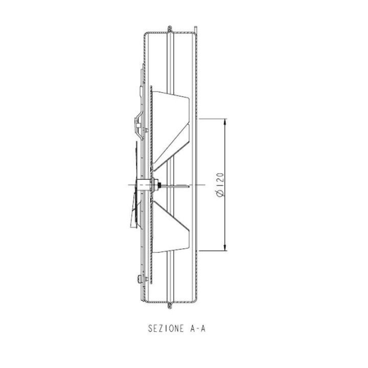 Estrattore 70W Pl30-010 Flangia Diametro 100Mm 14706002