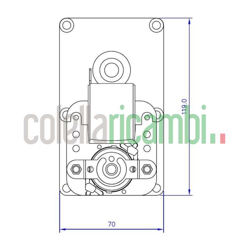 Motoriduttore 2Rpm Pacco25 Al.8,5 C/Enco Stufe a Pellet 14702021