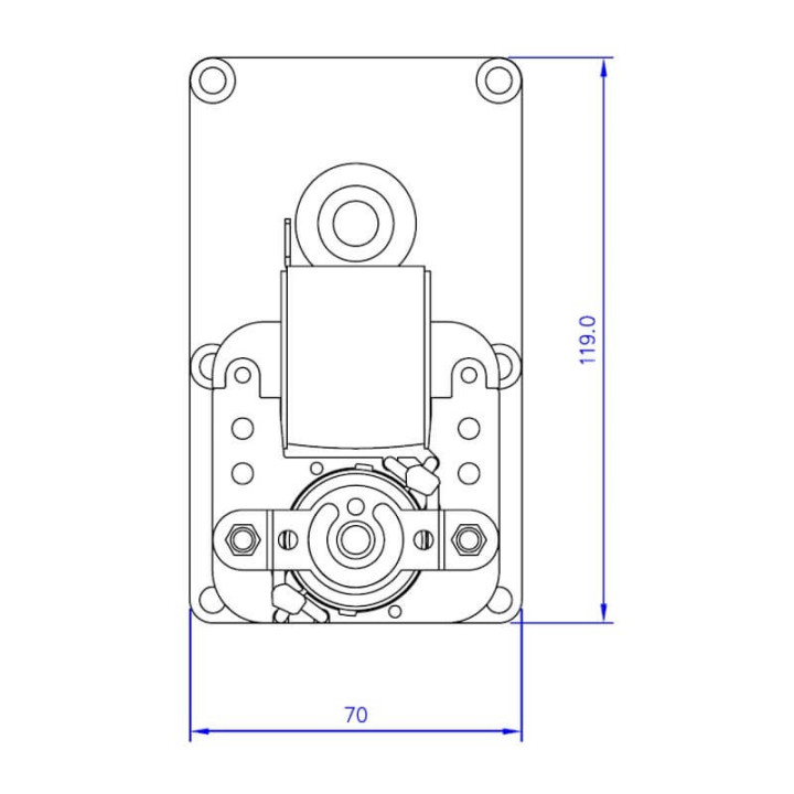 Motoriduttore 2Rpm Pacco25 Al.8,5 C/Enco Stufe a Pellet 14702021