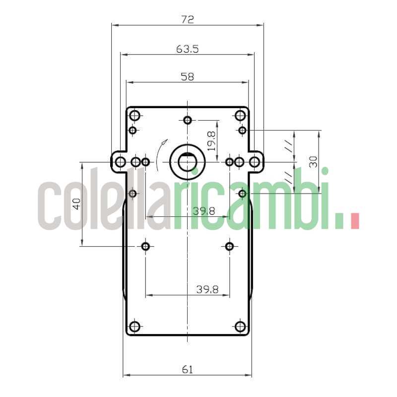 Motoriduttore Kenta K9115005 1,5Rpm H30 Stufe a Pellet Deville 14702051