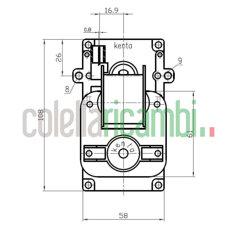 Motoriduttore Kenta K9115005 1,5Rpm H30 Stufe a Pellet Deville 14702051