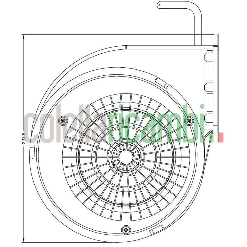 Gruppo Motore Gt500ce01 L2natalini Stufe a Pellet Deville 14706060