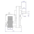 Motoriduttore T3 2Rpm Albero 9,5Mm Spianato-Rotazione Oraria Ecoforest Stufe a Pellet 14702003