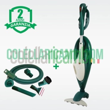 Aspirapolvere Vorwerk Folletto VK135 Rigenerato + Tubo Accessori con Garanzia