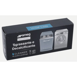 Smeg Cleaner Sgrassante Decalcificante Polvere Lavatrici Lavastoviglie 12Bustine