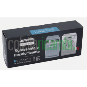 Smeg Cleaner Sgrassante Decalcificante Polvere Lavatrici Lavastoviglie 12Bustine