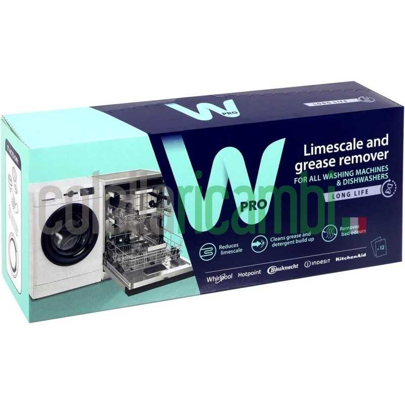 Confezione 12 Buste Da 50gr Anticalcare e Antisgrassante Lavatrice 484000008810