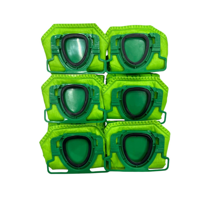 Sacchetti Compatibili LINEA GREEN per Vorwerk Folletto VK200 VK220S 6 PZ