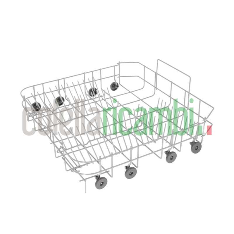 Cestello inferiore per lavastoviglie con rotelle Rex 140133729099