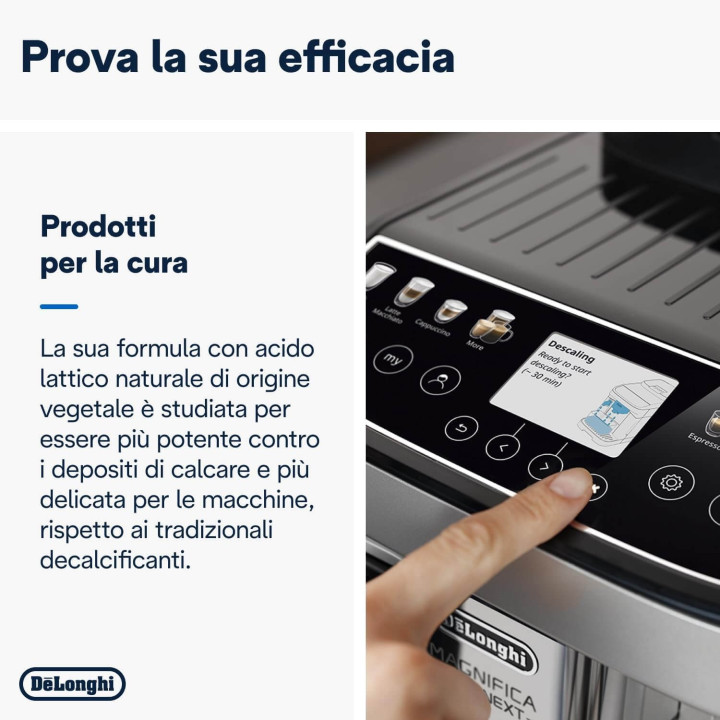 De'Longhi Dlsc200 Ecodecalk Decalcificante Naturale Per Tutte Le Macchine Da Caffè