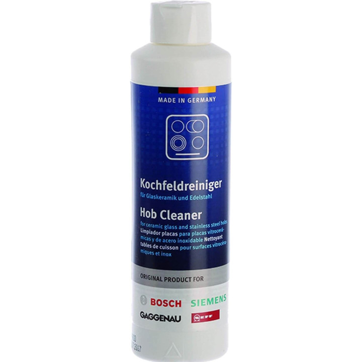 Detergente liquido pulizia vetroceramica 250ml piano cottura Bosch Siemens 00311896