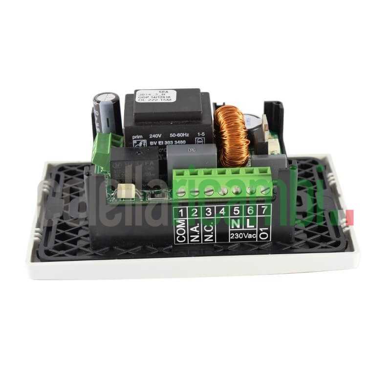 Scheda Di Controllo Micronova Pj014_B05 Da Incasso Con Display Led Stufe a Pellet 14710029