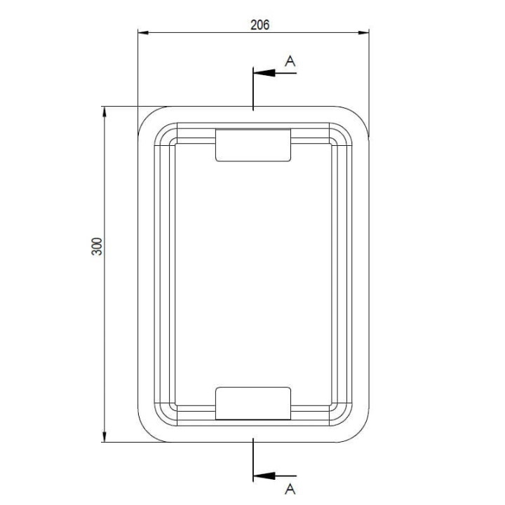 Cassetto portacenere Stufe a Pellet Clam 14810051
