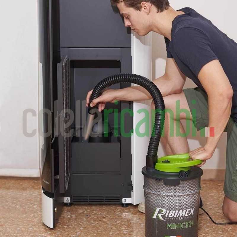 Aspiracenere Per Ceneri Fredde 10Lt 800W Made In Italy Stufe a Pellet Ribimex