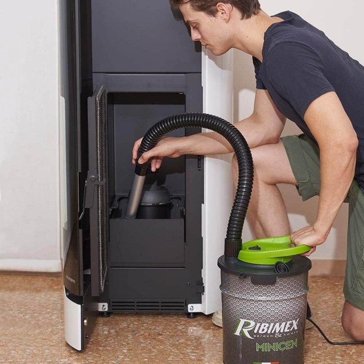 Aspiracenere Per Ceneri Fredde 10Lt 800W Made In Italy Stufe a Pellet Ribimex