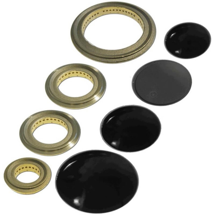 Kit Coroncine Cappellotti Piano cottura Smeg 902000